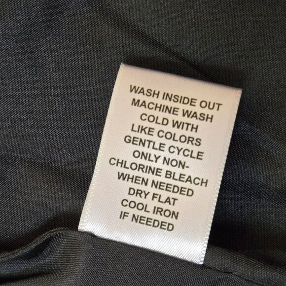 ELLE Classic Black Button Front Blazer Womens Sz 16 Jacket Long Sleeve Lined - Picture 12 of 13